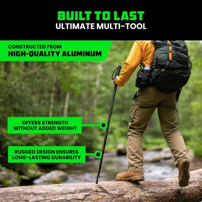 💥LAST DAY SALE 50%OFF💥 - Tactical Hiking Stick with Integrated Survival Kit