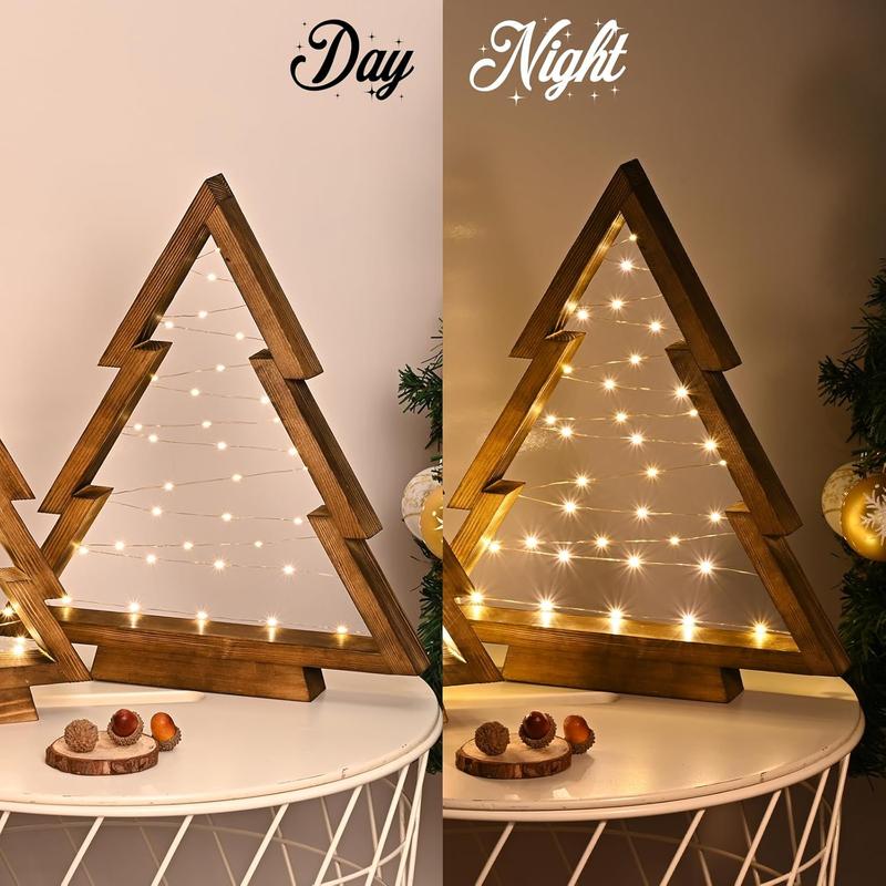 Merry Humblise™ Trees - Wooden Lighted Christmas Trees