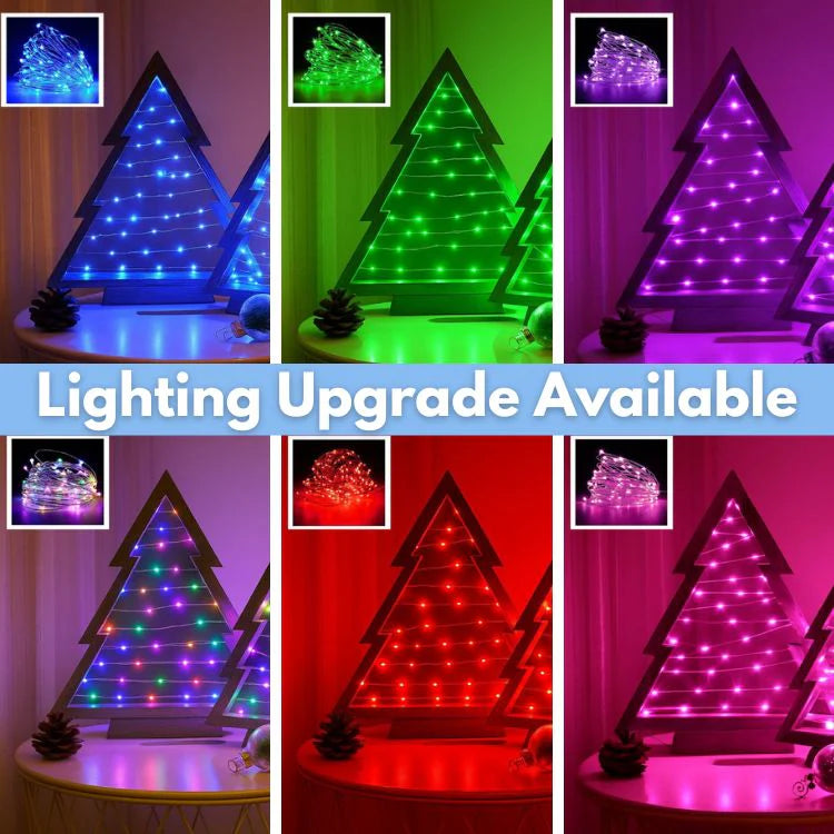 Merry Humblise™ Trees - Wooden Lighted Christmas Trees