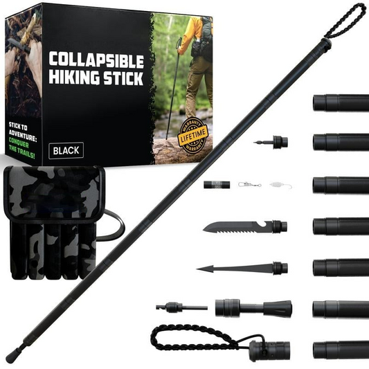 💥LAST DAY SALE 50%OFF💥 - Tactical Hiking Stick with Integrated Survival Kit