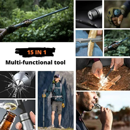 💥LAST DAY SALE 50%OFF💥 - Tactical Hiking Stick with Integrated Survival Kit