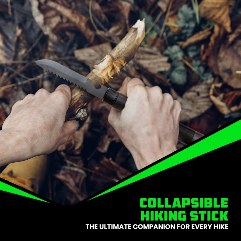 💥LAST DAY SALE 50%OFF💥 - Tactical Hiking Stick with Integrated Survival Kit